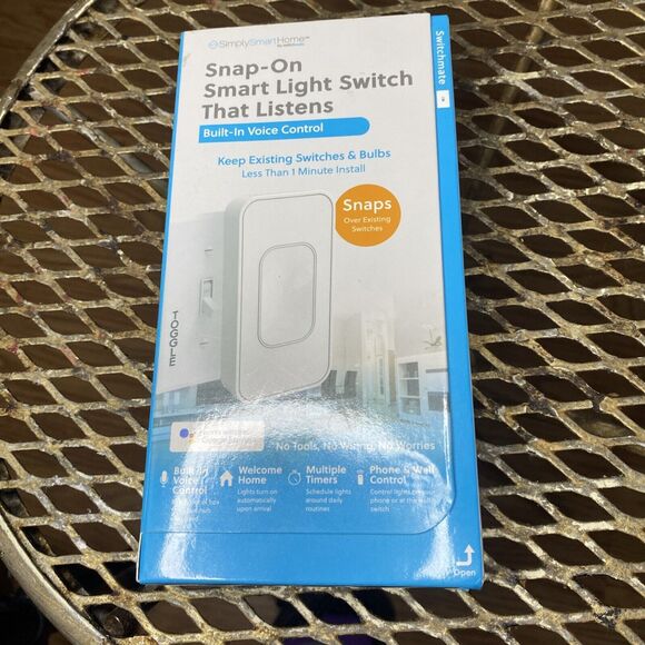 Switchmat Other - Switchmate Toggle Light Switch Adapter Bluetooth Smart Home White (TSM001W) NEW